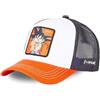 Capslab Cappellino da baseball Unisex-Adulto, Bianco(Trucker-Goku-White-#33854), Taglia Unica