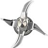 LUTH Premium Profi Parts - Coltello miscelatore a 4 lame acciaio inox con guarnizione Compatibile con Thermomix Vorwerk TM21