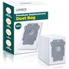 LOVECO 12 Sacchetti Aspirapolvere Compatibili con iRobot Roomba i7 i7+ i7 Plus S9 S9+ i8+ i3+ i4+ i6+ j7 j7+ Clean Base, Accessori Sacchetti di Ricambio per Roomba i/s/j Serie