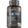 WeightWorld T Boost Complex Vegano, 180 Compresse, 3 Mesi, Integratore Maca Uomo, Zinco, Selenio, Vitamina B5, Magnesio, Lo Zinco Contribuisce al Mantenimento di Normali Livelli di Testosterone nel Sangue (EFSA)
