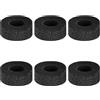 BUTBU Benda Elastica Bendaggio, 6 Rotoli 2.5CM*4.5M Bendaggio Sportivo, Coesiva Nastro Autoadesivo, Non Tessuto Autoadesivo Bendo per Mani, Piedi, Ginocchia, Braccia, o Pet - Nero