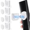 OFFCUP Supporto Magnetico per Telecomando, 4pcs Porta Telecomando Magnetico da Muro, per Casa, Ufficio, Scuola (Bianco)