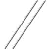OFFCUP 6mm*150mm Aste Rotonde in Acciaio Inox, 2pz 304 Acciaio Inox Solido Rotondo Asta, Tondino Barre in Metallo Solido, per Fai da Te Soggetti
