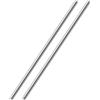 OFFCUP 8mm*300mm Aste Rotonde in Acciaio Inox, 2pz 304 Acciaio Inox Solido Rotondo Asta, Tondino Barre in Metallo Solido, per Fai da Te Soggetti