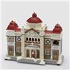 EDG Enzo De Gasperi Villaggio di Natale Stazione con Musica e Led 27x32cm
