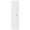 Dmora - Armadio multiuso 1 anta Odette, Mobile multifunzionale, Mobiletto scarpiera, Guardaroba porta scarpe, 39x41 h175 cm, Bianco