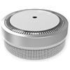 NEMAXX® M1-Mini Rilevatore di Fumo/Allarme Antifumo Ø71,6mm, Fotoelettrico, Senza Materiali Radioattivi, EN14604 (AFNOR 0333), VdS G216020, Allarme 85 dB, 3V Litio, Hush, Fino a 10 Anni - Argento - 1x