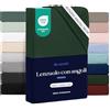 Dreamzie - Lenzuolo Sotto con Angoli 100x200cm - 100% Microfibra