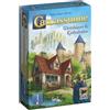 Hans im Glück Carcassonne - Ospite e cattedrali (Edizione 2025), 1a espansione, gioco di famiglia, 2-6 giocatori, 7+ anni, 45 minuti, Tedesco