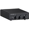 Fosi Audio TB10D Amplificatore Audio, 600W Chip TI TPA3255, Mini Amplificatore HiFi Stereo, 2.0 Canali Classe D Amplificatore, con ingresso analogico (RCA), Controllo Alti e Bassi per Home Theater