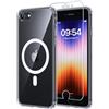 TAURI Cover per iPhone SE 2022/2020,iPhone 8/7 con Pellicola in Vetro Temperato,[Compatibile con MagSafe] Magnetica Custodia per Sottile Anticaduta - Trasparente