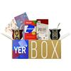 Yerbee YERBOX Set di Tè Yerba Mate : Taragui Tradizionale 250g + Fede Rico Potente 250g | 2x Gourde in Calabash | 2x Bombilla in Acciaio Inossidabile | Spazzola per Pulizia