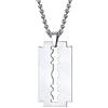 PROSTEEL Collana Uomo Lametta in Acciaio Inossidabile/Placcato Oro/Nero, Catena Regolabile 55cm/3mm, Stile Rock Hip Hop Punk con Confezione Regalo.