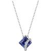 HeyMeili Collana Donna Argento 925 con Pietra di Nascita Collana Donna Ciondolo Zaffiro Confezione Regalo