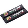 WSADZXC77 2PCS Carbon Fiber + Ricamo Auto Cintura di Sicurezza Pad Cuscino Spalla per
