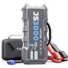 TOPDON JS3000 Avviatore Batteria Auto, 3000A Avviatore di Emergenza per Moto (9.0L Gas o 7L Diesel), 24000mAh Starter Batteria Auto Portatile Jump Start con LED Incorporato