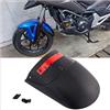 Modeer Prolunga Parafango Anteriore per Moto NC700 NC750 S/X 2012-2025, Plastica ABS, Nero, Frontale