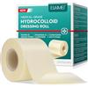 mysemgshuo Hydrocolloid Roll 5 cm x 3,6 m, Rotolo di idrocolloide per medicazioni di ferite, idrocolloide, per acne, vesciche, tagli, graffi, ferite, extra sottile, impermeabile, autoadesivo