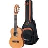Ortega Guitars Chitarra Concerto per Mancini Misura 1/4 - Serie Family - include Gig Bag - mogano/ top in cedro (R122-1/4-L)
