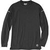 Carhartt T-shirt a maniche lunghe da Uomo Lwd Relaxed Fit, Grigio, XL
