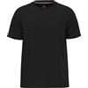 SoftSpun Confezione da 2 magliette da uomo in 100% cotone, tinta unita, girocollo, confezione multipla, Confezione 1 - Nero, XXL