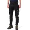 Snickers Workwear AllroundWork, 6341, Slim Fit, Pantaloni da Lavoro con pratiche Tasche, Nero, 52