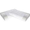 Dmora Talamo Italia - Set di 2 Cuscini per letto, 100% Made in Italy, Guanciale sfoderabile Ortocervicale in Memory Foam forato, Anallergico e Traspirante,70x41xh11,5 cm
