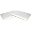 Dmora Talamo Italia - Set di 2 Cuscini per letto, 100% Made in Italy, Guanciale ergonomico a saponetta in Memory Foam forato, Anallergico e Traspirante, 70x39xh10 cm