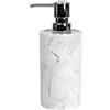 SKL Home Marble Swirl - Dispenser per sapone, colore: Bianco