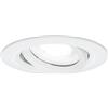 Paulmann 93672 Lampada da incasso LED Nova Plus tonda orientabile 6W IP65 dimmerabile bianco opaco spot zinco-alluminio 4000 K GU10