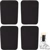 Sinbana 4pz Parastinchi Snowboard, 17x12x0,5cm Parastinchi Sci Tagliabili Attrezzatura Protettiva per Sci e Snowboard per Uomini Donne e Giovani(Nero)