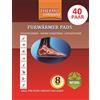 Thermo Company, 41 paia di cuscinetti termici per lo sport, il tempo libero, il lavoro, cuscinetti scalda dita fino a 8 ore, cuscinetti riscaldanti per piedi, autoadesivi.