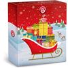 Pompadour Calendario d'Avvento, Infusi e Tisane Assortite, 25 Bustine, Ideali per le Fredde Sere di Inverno, Senza Lattosio, Senza Glutine e Allergeni, Vegan