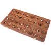Ajuny Set da Gioco da Tavolo Mancala in legno - Grande Tavolo Pieghevole con Pietre Multicolore Ideale per Serate in Famiglia, Classico Portatile e Divertente per Adulti e Bambini