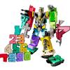 QSLKI Numero Robot Trasformabile, Giocattoli Trasformabili per Regalo di Compleanno, Giocattoli Intellettuali per Bambini, Regali, Educativi Robot 3-6 Anni Bambini che (type 1（0-9）)