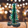 DONGKER Albero di Natale LED fai da te, kit per esercizi di saldatura per circuiti elettronici, progetto verde menta per adulti, spettro audio musicale (3 colori)