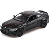 TOKAXI Modellino di auto BMW M4 pressofuso in scala 1/36, veicoli a retrocarica auto giocattolo BMW, regali di auto per ragazzi e ragazze (nero)