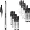 Amazon Basics - Penne a Sfera, Asciugatura Rapida, Ideali per Scuola e Ufficio, Punta Media (1,0mm), Nero, Confezione da 36