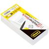 Idena 12282 - Blocchi per camerieri 10 pezzi da 50 fogli ciascuno, blocco note in formato 7 x 15 cm, carta 70 g/m² bianca e incollata nella parte superiore