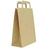 Carte Dozio - Shopper in Kraft color Avana, maniglia piatta, f.to cm 22+10x29, cf 25 pz, 7-BCAPP-25PZ