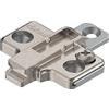 Blum clip croce piastra di montaggio, viti SPAX, HV: 2 pezzi, distanza 0 mm