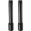 QUARKZMAN 2 cacciaviti a percussione profondi, 1/2, attacco quadrato da 24 mm, metrico a 6 punti, 200 mm (8), presa extra lunga, per riparazione di dadi esagonali, colore nero