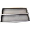 FHONYX stampi in cemento 80x40x5,5cm, Di Lastre, pannello per decking, imitazione del legno, giardino dei prati, decorazione del giardino, percorso, DIY, pavimentazione, riutilizzabile, multifunzione