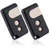 AKVF Set di 2 telecomandi per cancelli da garage compatibili con Chamberlain LiftMaster 84335EML 94335E 4330E 4335EML TX4UNIF per MotorLift ML500 ML700 ML750 ML850 ML1000