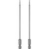 QUARKZMAN 2pz H1,5 Chiavi a Brugola per Punte da Trapano 1,5mm Punte Metriche Piane 1/4 Attacco Esagonale 200mm (8) Punta Cacciavite Esagonali Magnetico Lungo Industriale per Viti