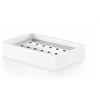 Lineabeta 4032.09PZ1 Porta Sapone Serie Saon, Bianco
