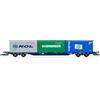 Hornby TT:120 TT6032 Touax KFA Carro Container con 3x20 Container