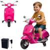 JAMARA 461838 Ride-on Vespa GTS 125 Li-Power 12.6V - Auto elettrica per bambini dai 3 anni in su, auto elettrica, idea regalo per ragazzi e ragazze, ruote di supporto, luce LED