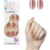 imPRESS KISS imPRESS Color FX 'Last Call' - Unghie Press-On Effetto Metal Chrome Magnetico. Colore Rosa Metallizzato, forma squared. Senza Colla per un'Applicazione Istantanea e Tenuta Fino a 7 Giorni.