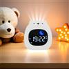 xinjinhju Bambini Sveglia Luce Notturna con 9 Colori di Luce e 6 Rumori Bianchi, Orologio Digitale per L'allenamento del Sonno, Luminosità e Suono Regolabili, Regali per Ragazzo Ragazza - Orso